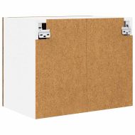 Висящ шкаф с врата Riga Стара дървесина и бяло 50 x 31 x 40 см