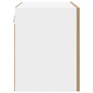 Висящ шкаф Riga 2 pcs Занаятчийски дъб и бяло 50 x 31 x 40 см