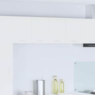 Висящ шкаф Riga 2 pcs Бяло 60 x 31 x 40 см Инженерно дърво