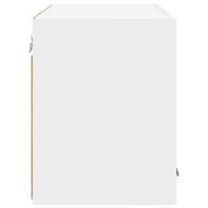 Висящ шкаф с врата 2 pcs Бяло 60 x 31 x 40 см Инженерно дърво