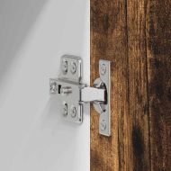 Висящ шкаф с врата Riga 2 pcs Димящ дъб и бяло 60 x 31 x 40 см