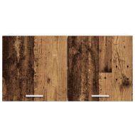 Висящ шкаф с врата Старо дърво 80 x 31 x 40 см Инженерно дърво