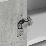 Висящ шкаф със съхранение Riga Бетон сив и бяло 57 x 57 x 40 см