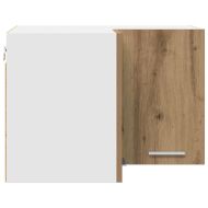 Висящ шкаф Riga Занаятчийски дъб и бяло 57 x 57 x 40 см