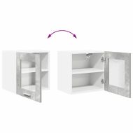 Висящ шкаф с врата Riga 2 pcs Циментено сиво 40 x 31 x 40 см