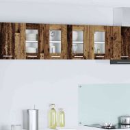 Висящ шкаф с врата Riga 2 pcs Старо дърво 60 x 31 x 40 см