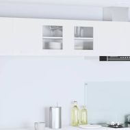 Висящ шкаф с врата Riga Бяло 80 x 31 x 40 см Инженерно дърво