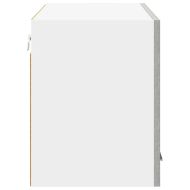 Висящ шкаф със съхранение Riga Бетон сив и бяло 80 x 31 x 40 см