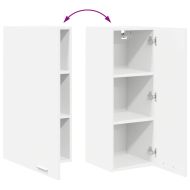 Висящ шкаф Riga 2 pcs Бяло 30 x 31 x 80 см Инженерно дърво