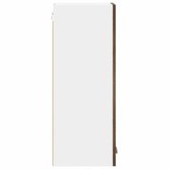 Висящ шкаф с врата Riga 2 pcs Димящ дъб и бяло 30 x 31 x 80 см