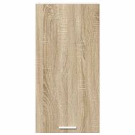 Висящ шкаф с врата Riga Сонома дъб и бяло 40 x 31 x 80 см