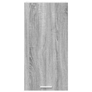 Висящ шкаф с врата Riga Сив Сонома и бяло 40 x 31 x 80 см