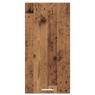 Висящ шкаф с врата Riga Стара дървесина и бяло 40 x 31 x 80 см