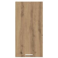 Висящ шкаф с врата Riga Занаятчийски дъб и бяло 40 x 31 x 80 см