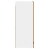 Висящ шкаф с врата Riga Занаятчийски дъб и бяло 40 x 31 x 80 см