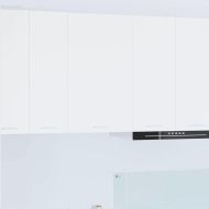 Висящ шкаф с врата Riga Бяло 50 x 31 x 80 см Инженерно дърво