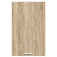 Висящ шкаф с врата Riga Сонома дъб и бяло 50 x 31 x 80 см