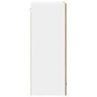 Висящ шкаф с врата Riga Сонома дъб и бяло 50 x 31 x 80 см