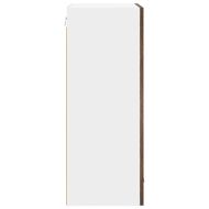 Висящ шкаф със съхранение Riga Димящ дъб и бяло 50 x 31 x 80 см