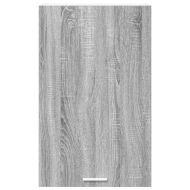 Висящ шкаф с врата Riga Сив Сонома и бяло 50 x 31 x 80 см