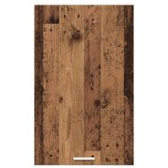 Висящ шкаф с врата Riga Стара дървесина и бяло 50 x 31 x 80 см