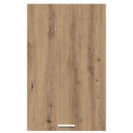 Висящ шкаф с врата Riga Занаятчийски дъб и бяло 50 x 31 x 80 см