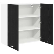 Висящ шкаф Riga Черния дъб 80 x 31 x 80 см Инженерно дърво