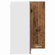 Висящ шкаф Riga Стара дървесина и бяло 57 x 57 x 80 см