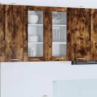 Висящ шкаф Riga 2 pcs Димян дъб 40 x 31 x 80 см Инженерно дърво