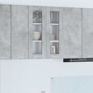Висящ шкаф Riga Циментено сиво 60 x 31 x 80 см Инженерно дърво