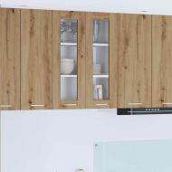 Висящ шкаф с врата Riga Дъб 60 x 31 x 80 см Инженерно дърво