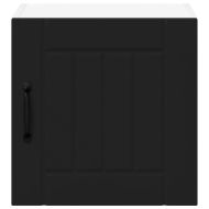 Кухненски шкаф 2 pcs Черно 40 x 31 x 40 см Инженерно дърво