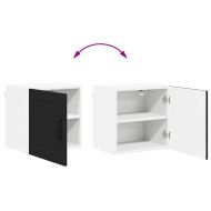 Кухненски шкаф 2 pcs Черно 40 x 31 x 40 см Инженерно дърво