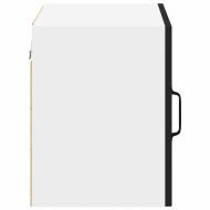 Кухненски шкаф 2 pcs Черно 50 x 31 x 40 см Инженерно дърво