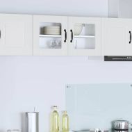 Кухненски шкаф Лъскаво бяло 80 x 31 x 40 см Инженерно дърво