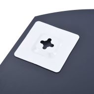 Стенно огледало с рафт, 50x70 см, закалено стъкло