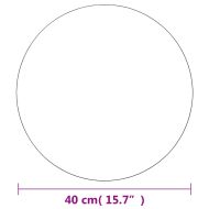 Стенни огледала, 2 бр, 40 см, кръгли, стъкло