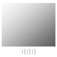 Стенно огледало без рамка, с LED лампи, правоъгълно, стъкло