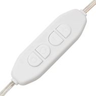 Стенно огледало без рамка, с LED лампи, кръгло, стъкло