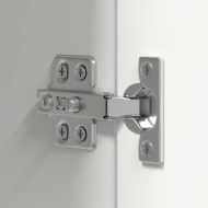 Комплект ТВ шкафове от 8 части, бял, инженерно дърво