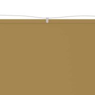 Вертикален сенник, бежов, 180x1000 см, оксфорд плат