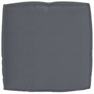 Възглавница за палетна седалка Антрацит 50 x 50 x 12 cm