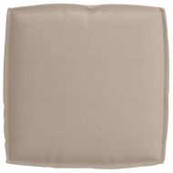 Възглавница за палетна седалка Таупе 50 x 50 x 12 cm