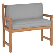 Възглавница за палетна облегалка Сив 120 x 40 x 12 cm