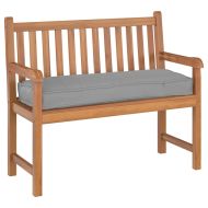 Възглавница за палетна пейка Сив 120 x 40 x 8 см