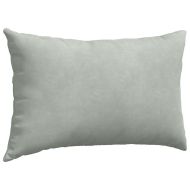 Диван възглавници 2 pcs Светлосиво 50 x 30 cm Кордюрова тъкан