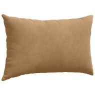 Диван възглавници 2 pcs Кафяво 50 x 30 cm Кордюрова тъкан