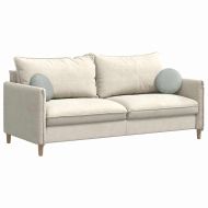 Възглавници за седалки 2 pcs Светлосиво Ø 40 x 13 см Кадифе