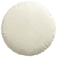 Възглавници за седалки 2 pcs Крем Ø 40 x 13 см Кадифе