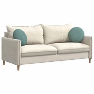 Възглавници за седалки 2 pcs Морско зелено Ø 40 x 13 см Кадифе